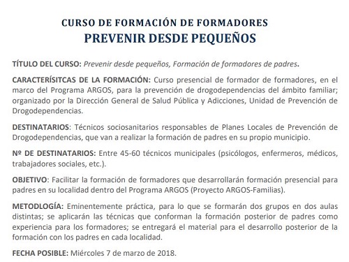 Prevenir desde pequeños