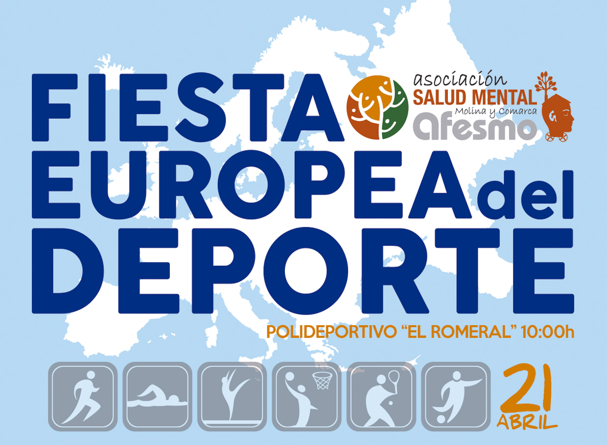 Jornada organizada por la asociación de salud mental Afesmo sobre "Deporte y Salud Mental: Primera fiesta del deporte europea"