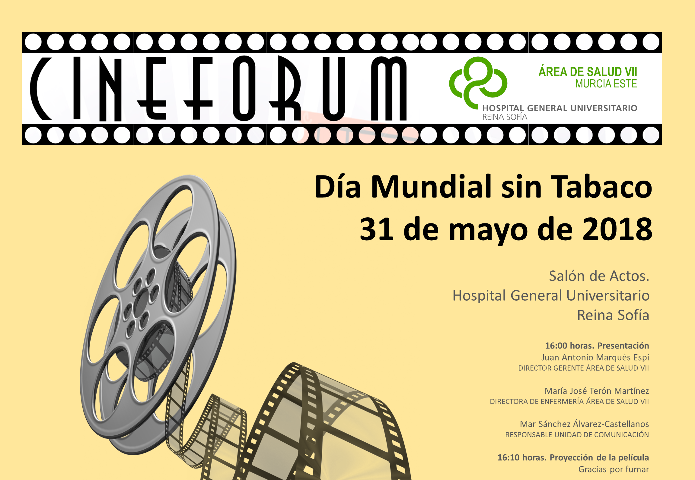 CINEFORUM - Día Mundial sin Tabaco - 31 mayo 2018