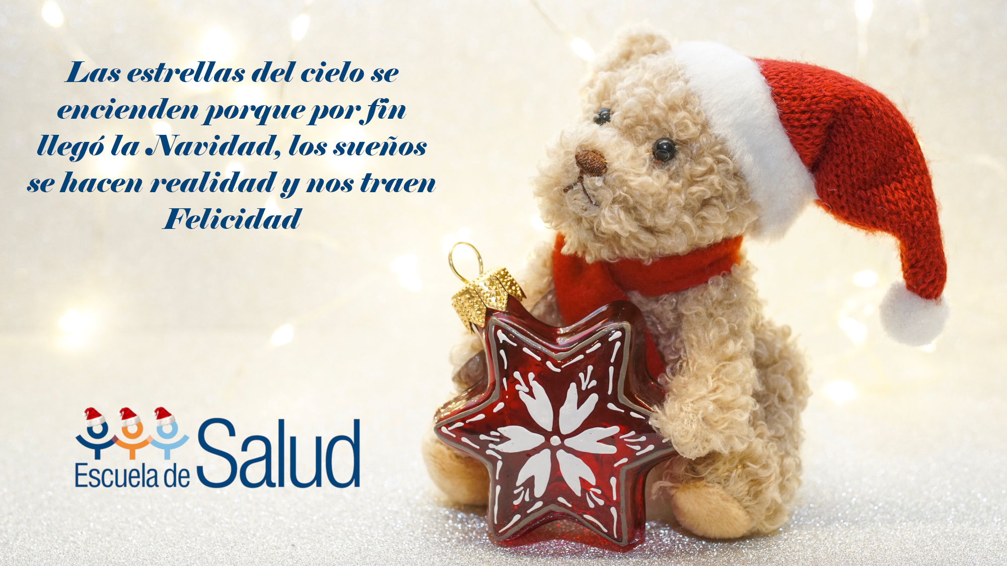 Escuela de Salud Región de Murcia os desea Feliz Navidad y Feliz 2019