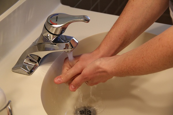El lavado de las manos
