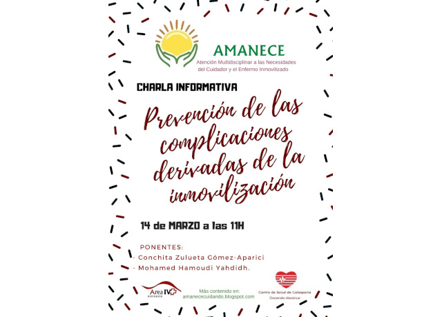 Charla: "Complicaciónes de la Inmovilización"