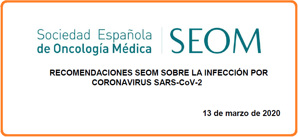 Recomendaciones para los servicios de oncología médica - COVID-19