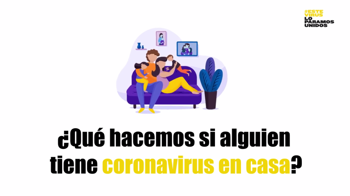 Qué hacemos si alguien tiene coronavirus en casa