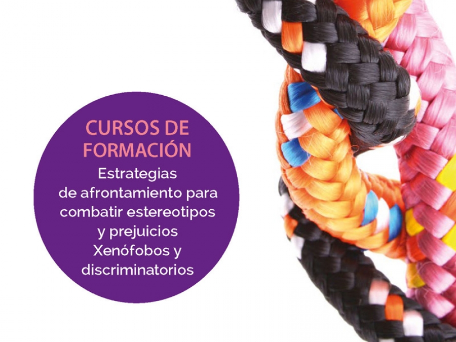 Cursos cuyo objetivo es la “Sensibilización, formación y estrategias de afrontamiento, para combatir los estereotipos y prejuicios xenófobos y discriminatorios sobre la población inmigrante”