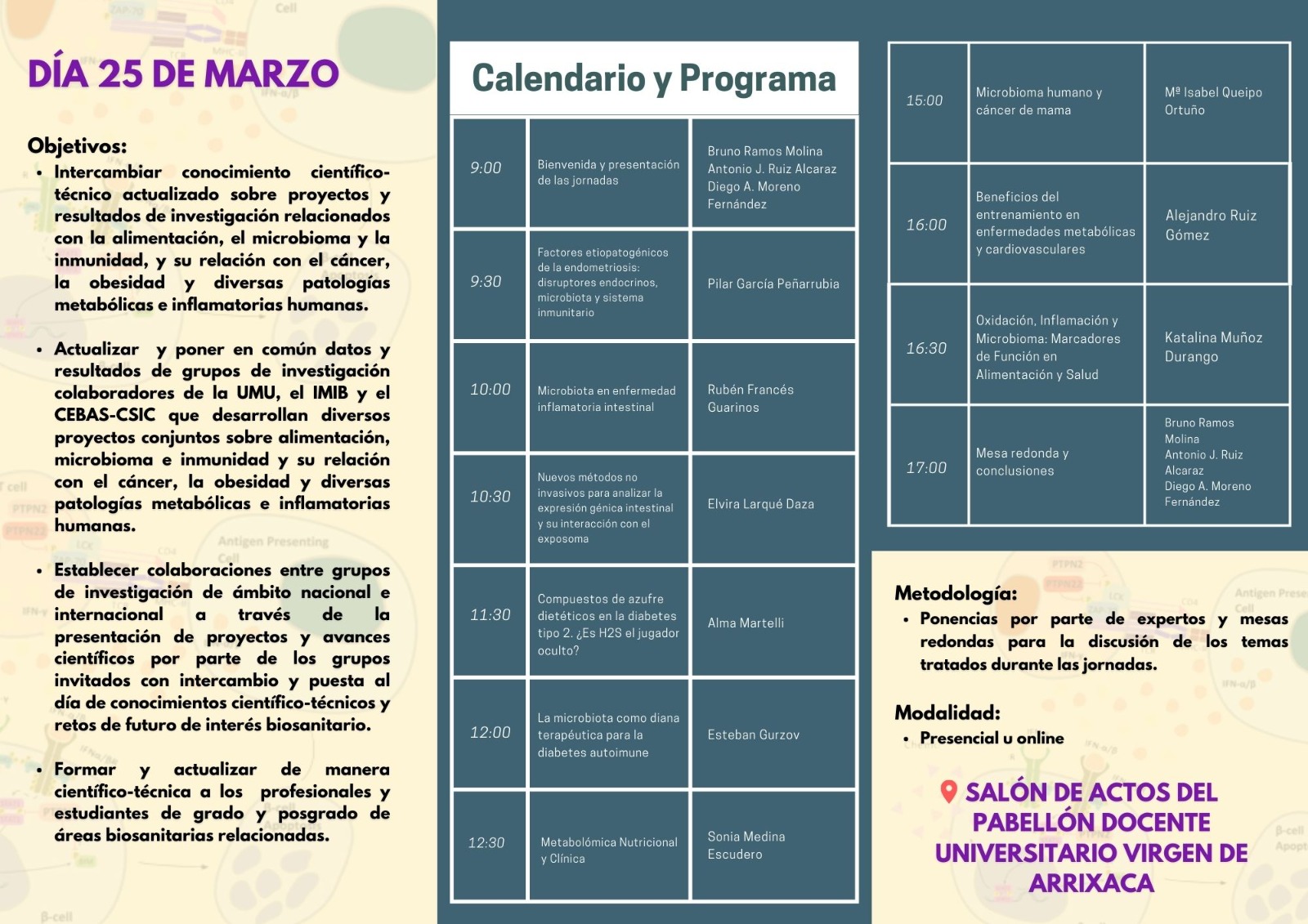 I Ciclo de Conferencias: Investigación y Ciencia en Diabetes (25 de marzo)