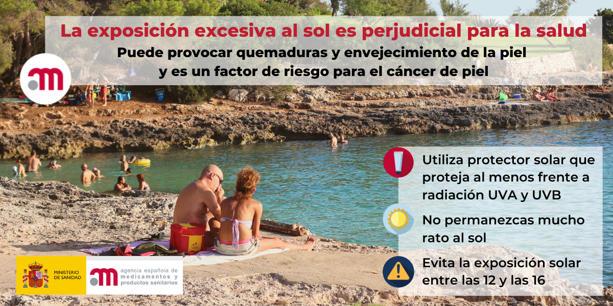 Utiliza fotoprotector en todas las zonas